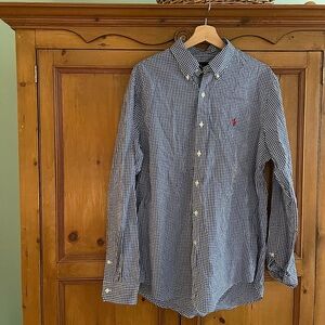 Ralph Lauren Polo Long Sleeve Button Up Men Large